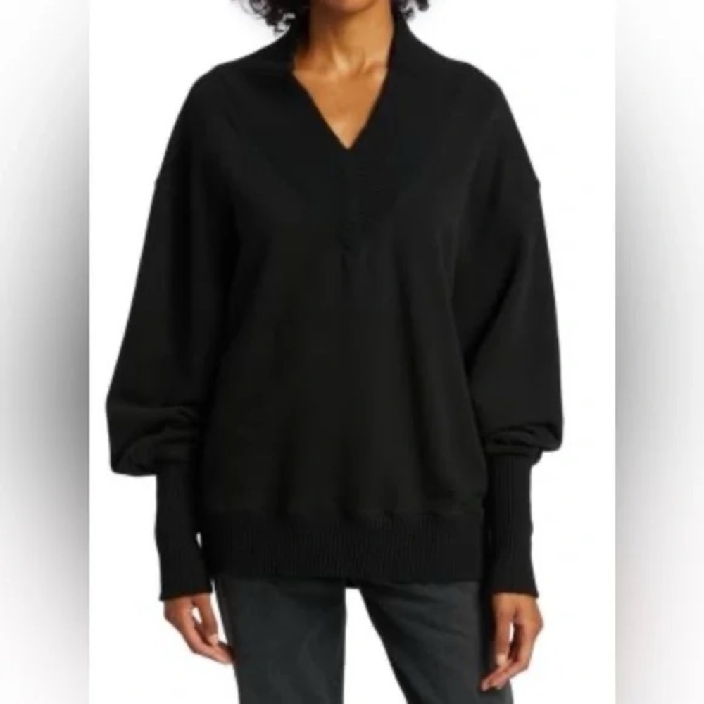 AGOLDE Klara V-Neck Sweatshirt